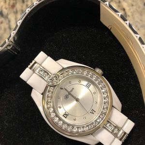 Brighton cz bezel women’s watch.